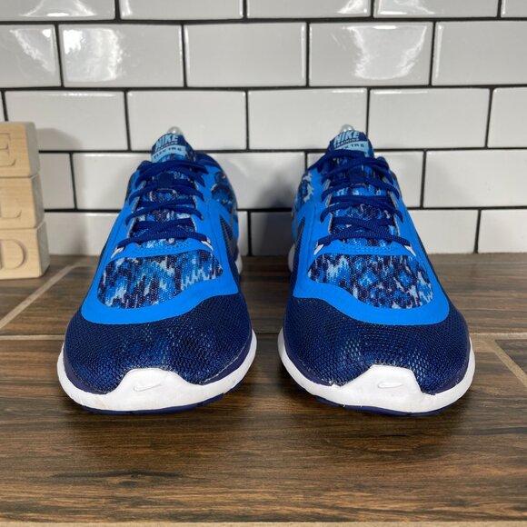 Nike Flex Trainer 6 Print Womens Size 8.5 Shoes Blue Athletic Low Top Sneaker - Picture 3 of 14